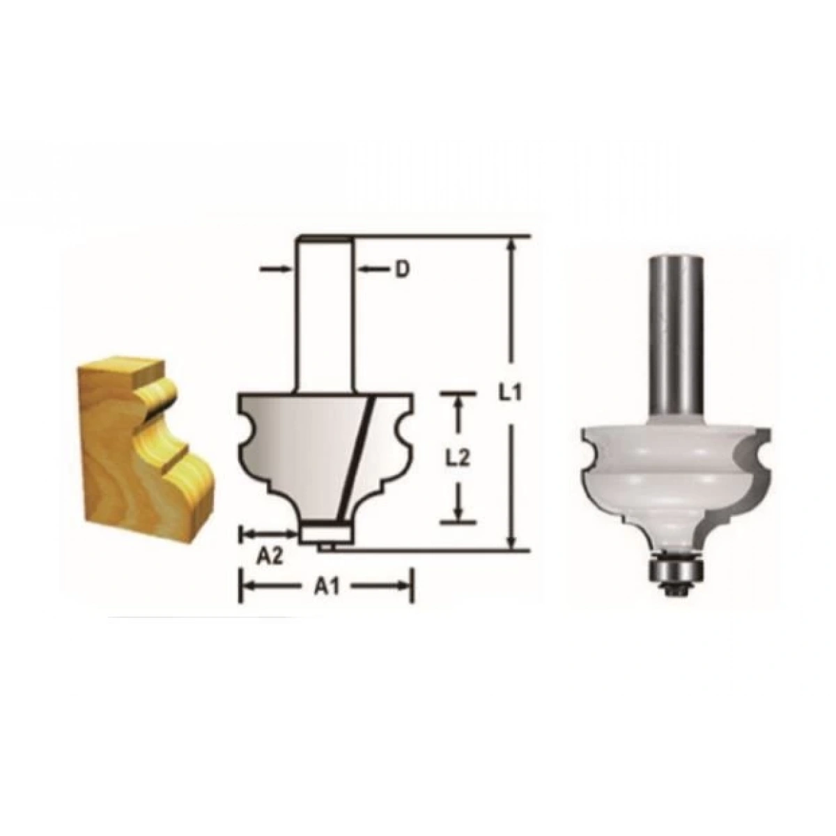 Freze Bıçağı 8x19 Mm