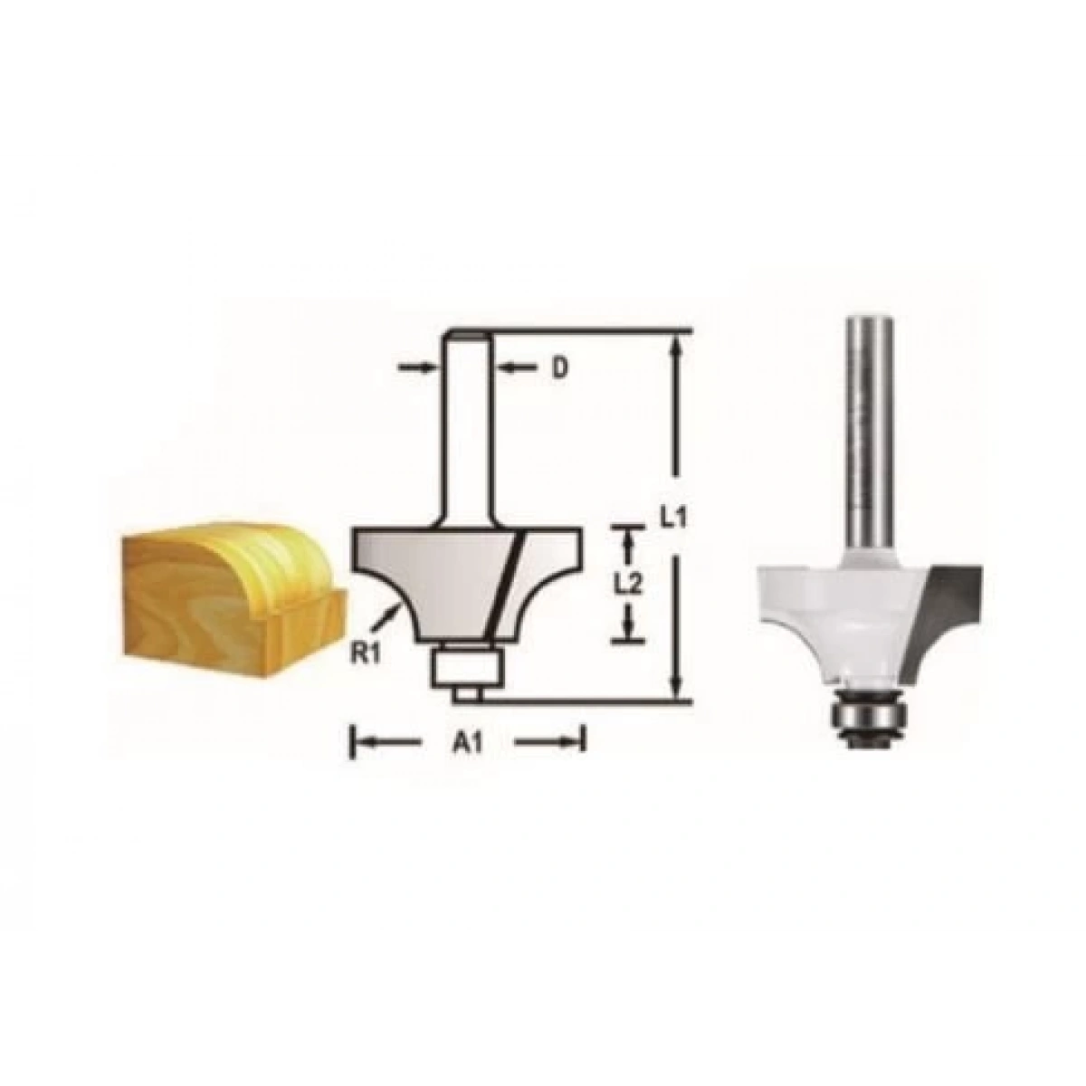 Freze Bıçağı 8x19 Mm