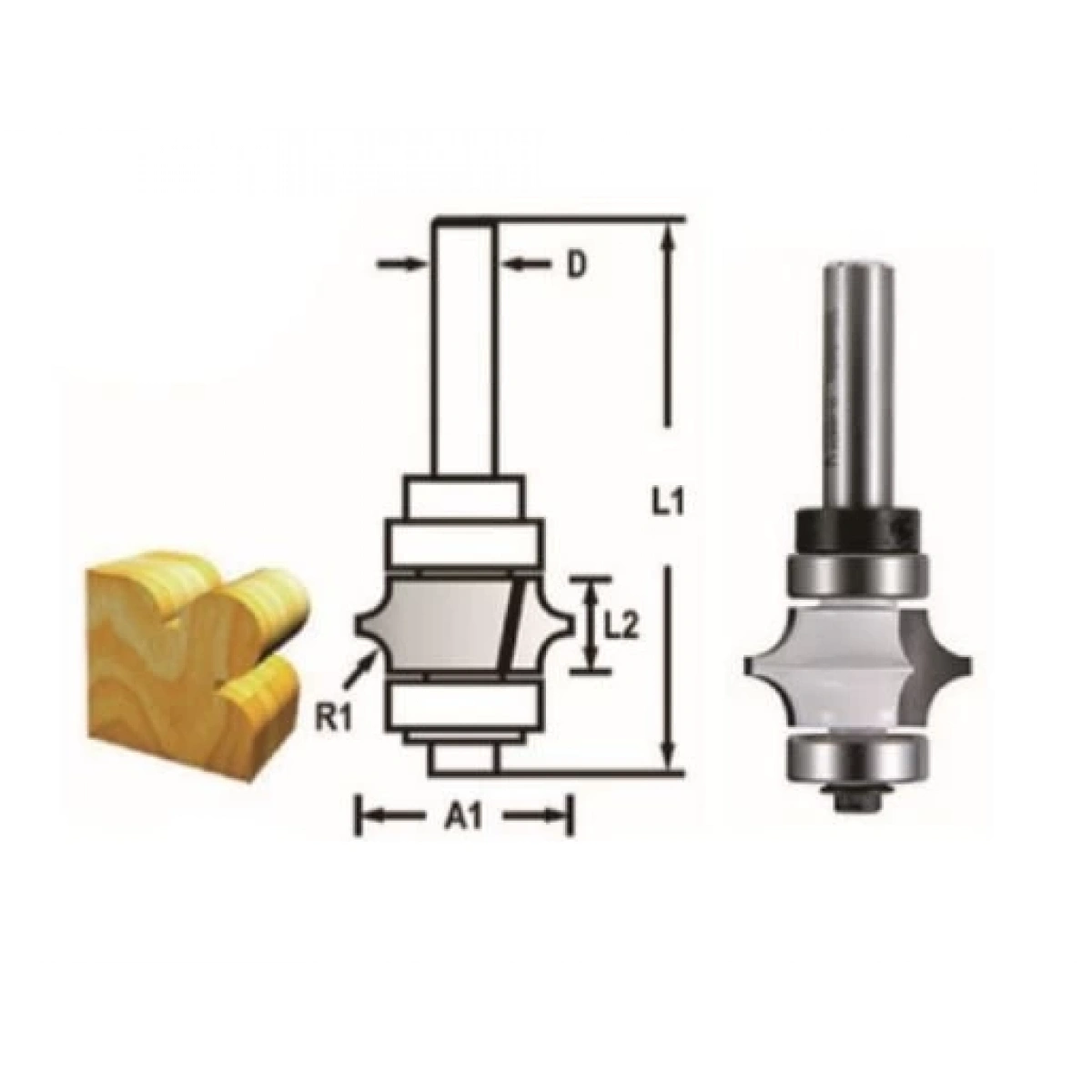 Freze Bıçağı 8x25.4 Mm