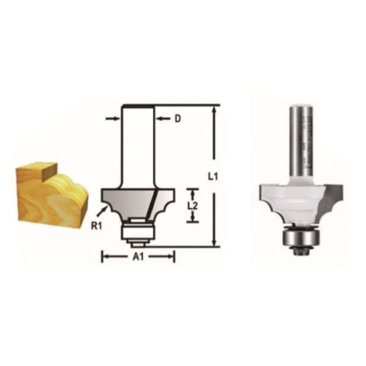 Freze Bıçağı 8x28.6 Mm