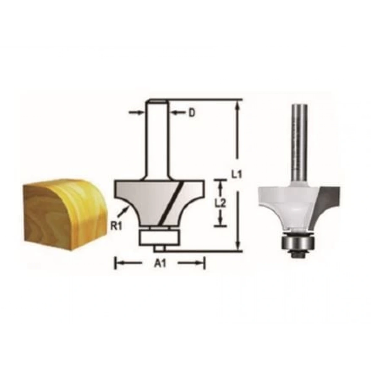 Freze Bıçağı 8x31.8 Mm