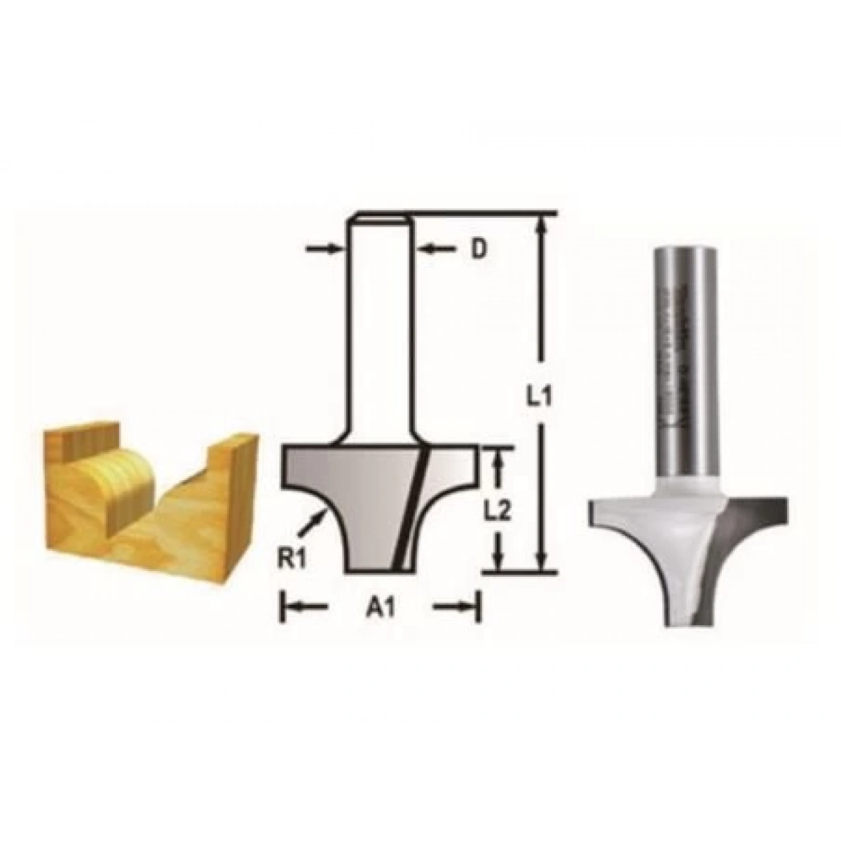 Freze Bıçağı 8x38.1 Mm