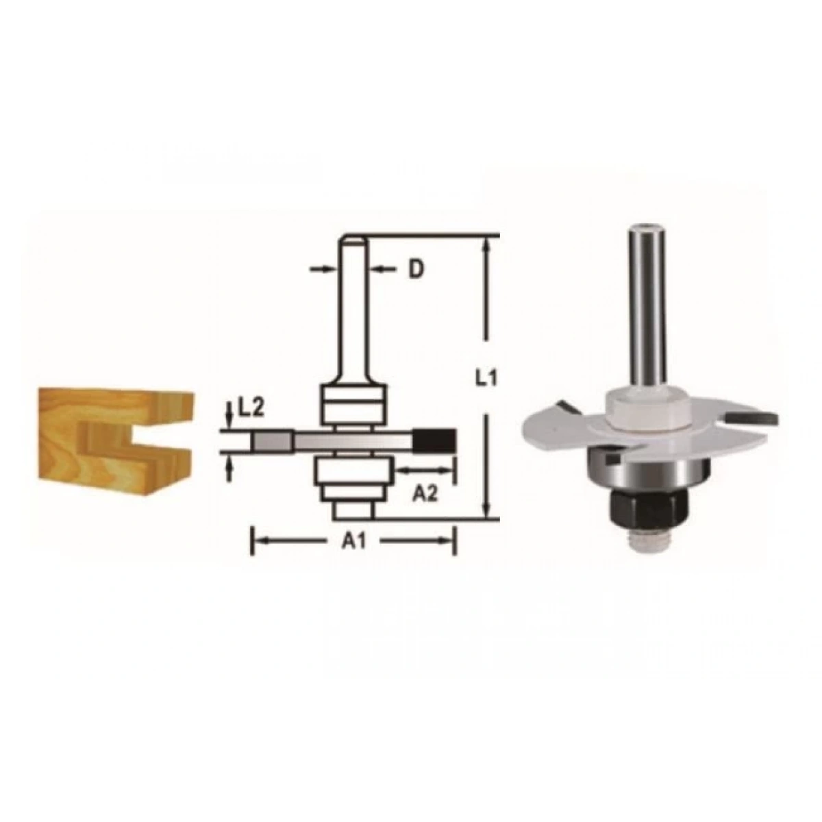 Freze Bıçağı 8x47.6 Mm