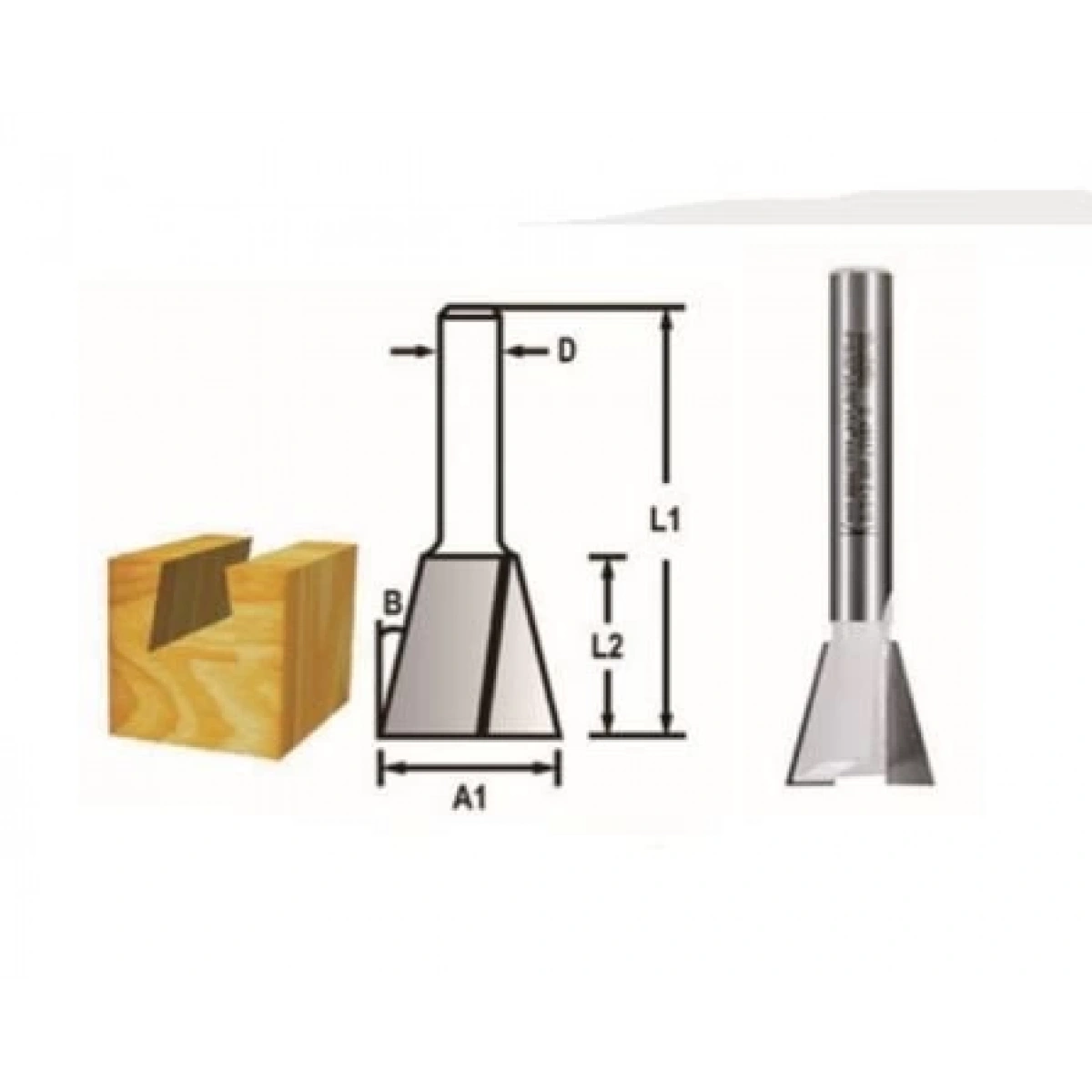 Freze Bıçağı 8x6.35 Mm