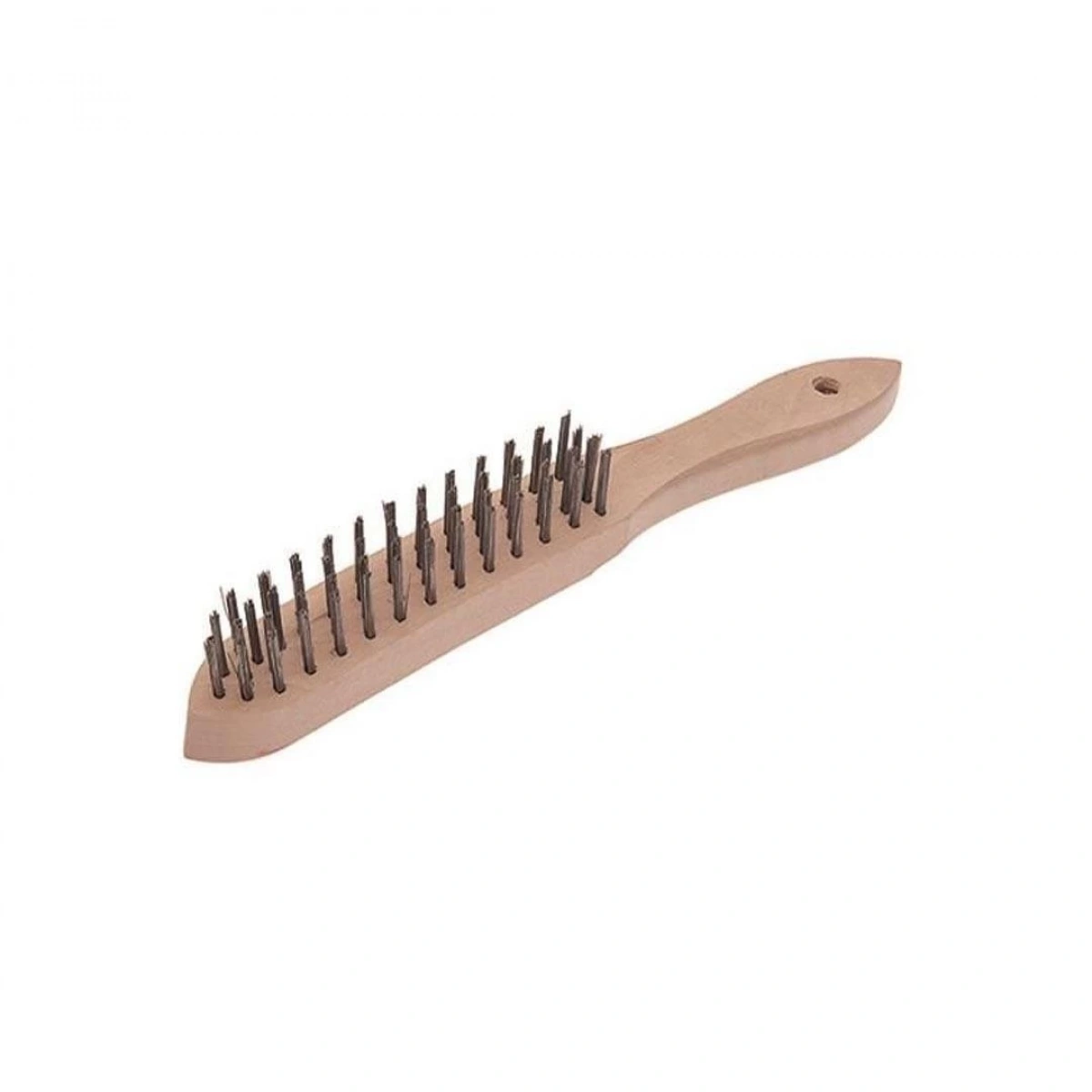 İzeltaş Sıralı Tel Fırça Ahşap Saplı (3 Sıra)