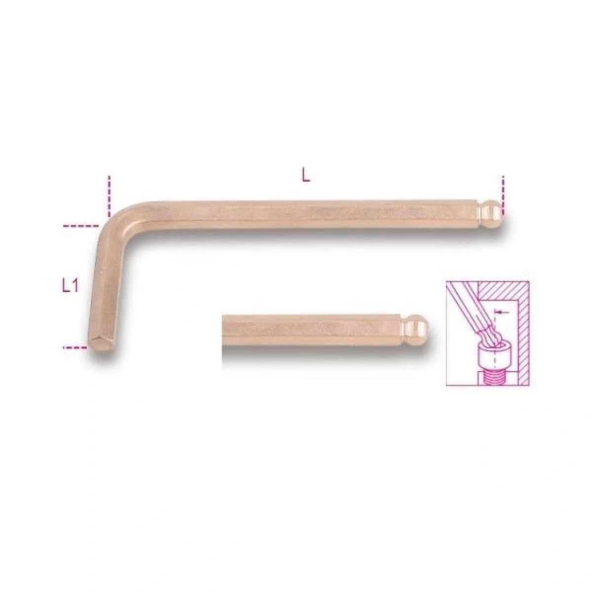 Kıvılcım Çıkarmayan Bombeli Allen 96ba/bp 10