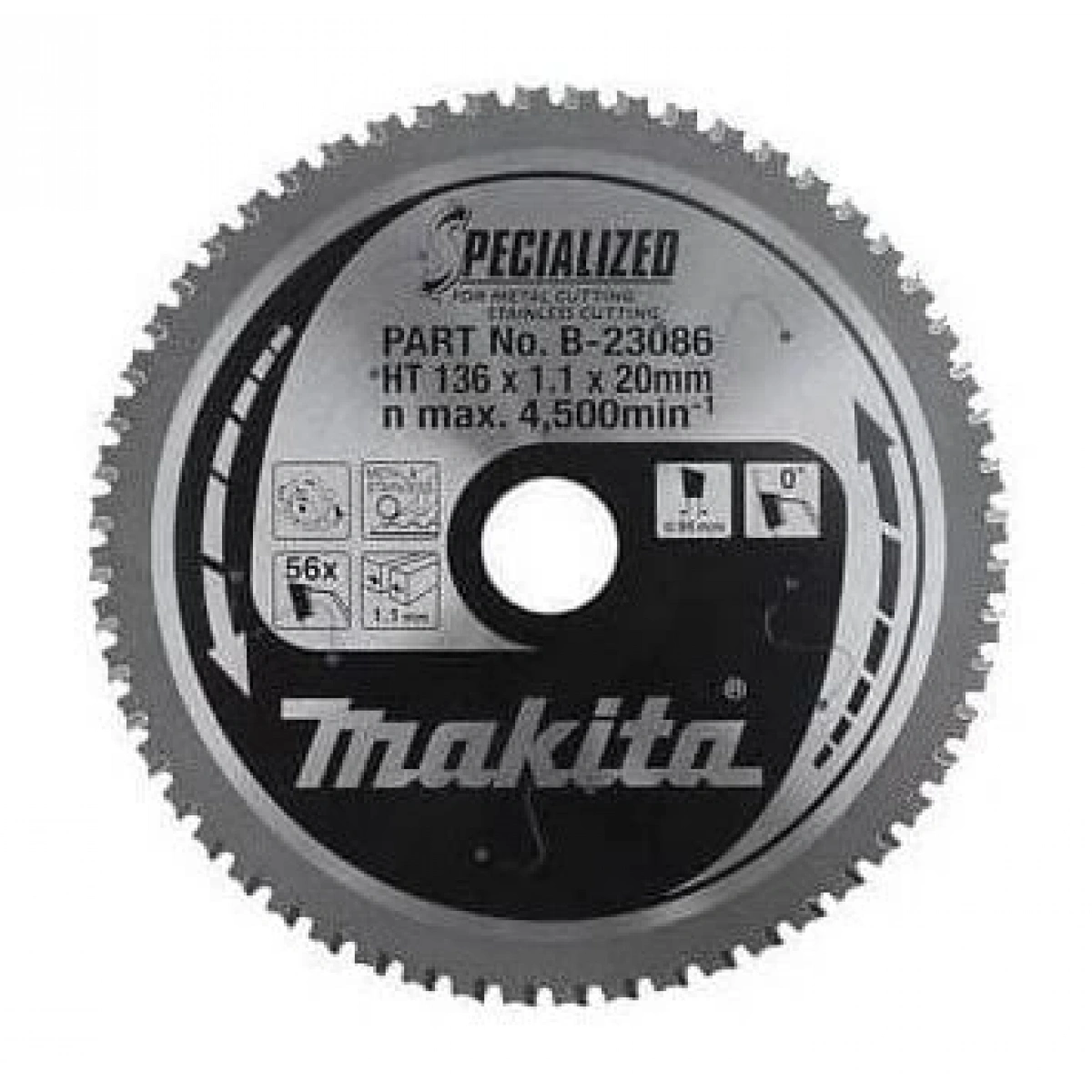 Metal Kesme Daire Testere 136x56 Diş