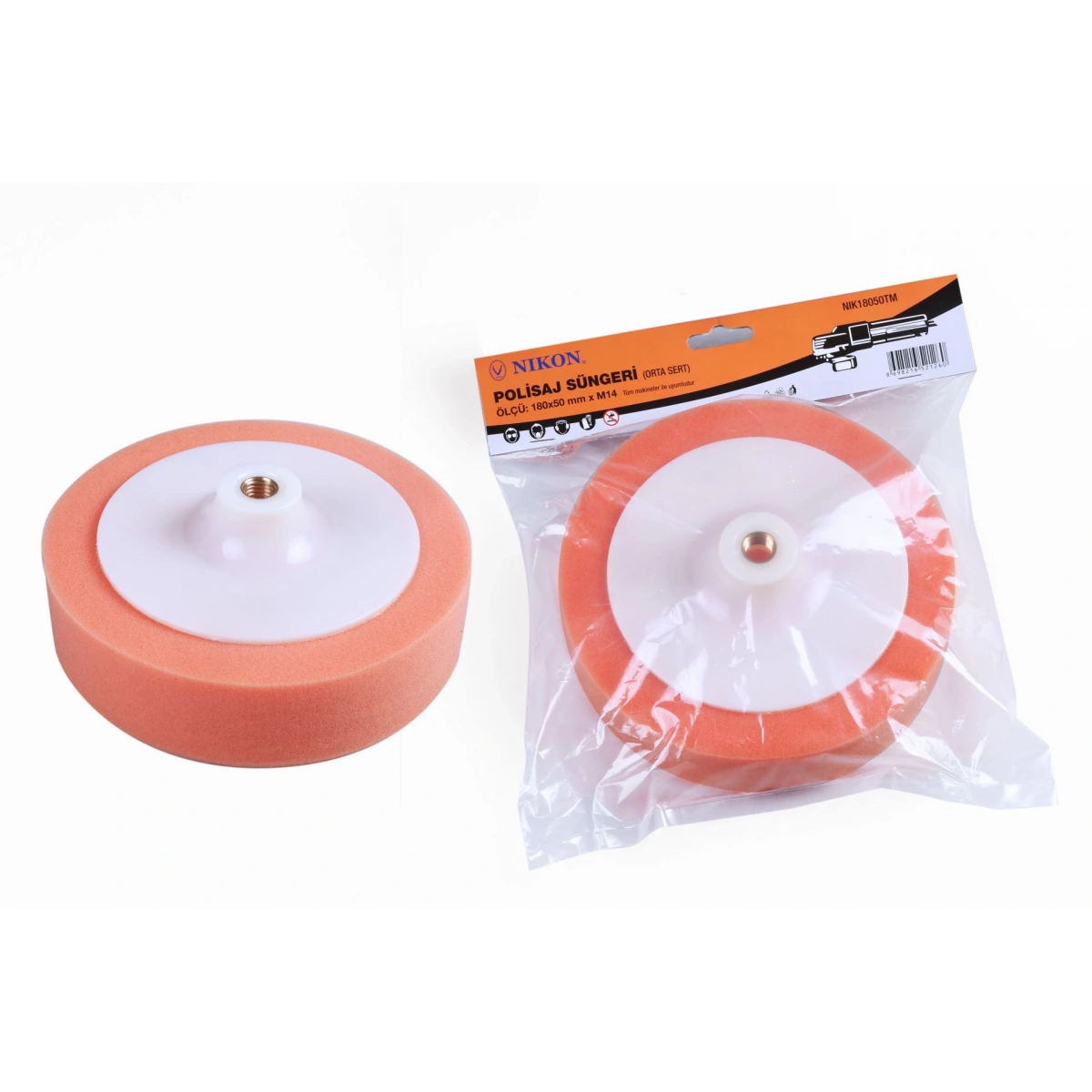 Orta Sert Polisaj Süngeri 180x50 Mm