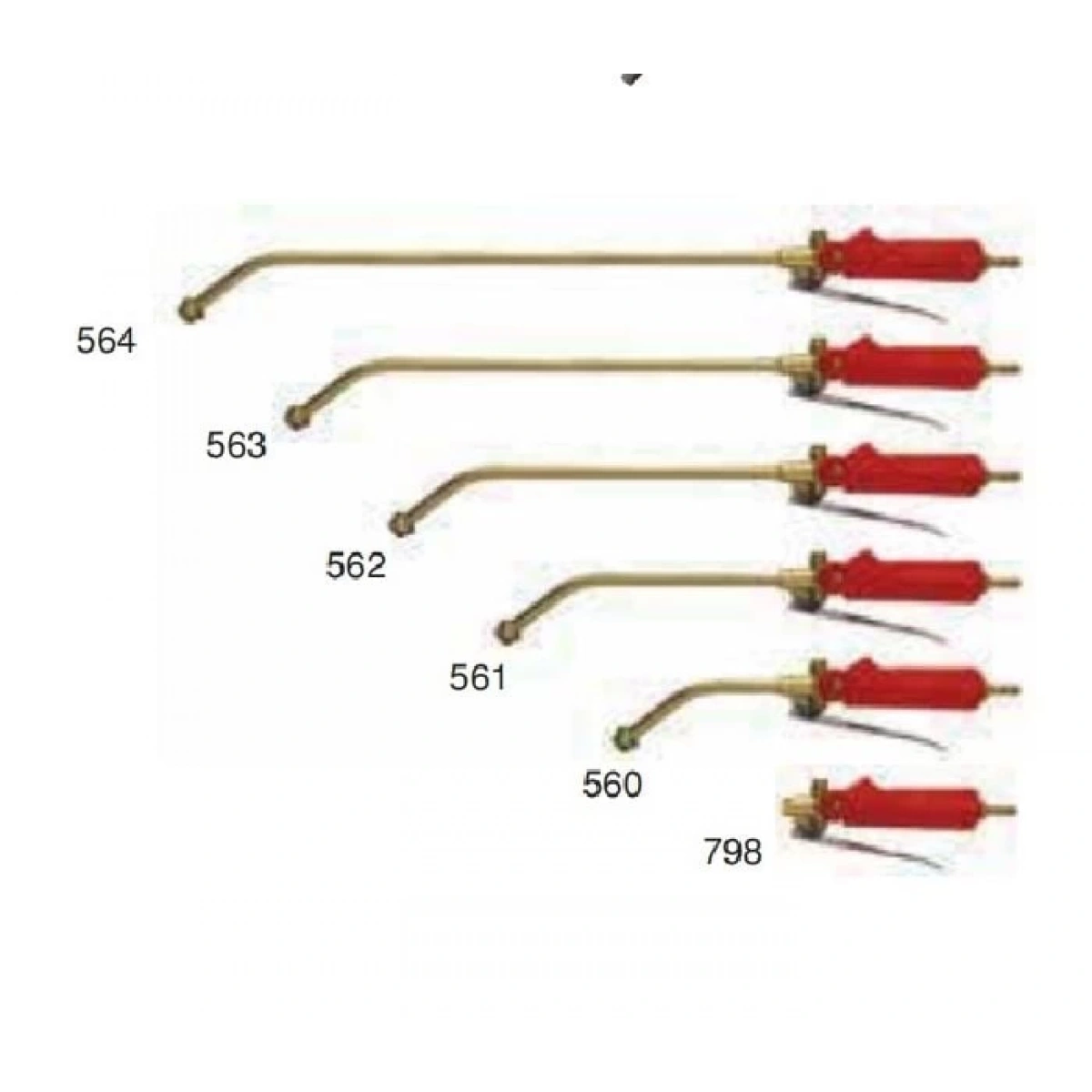 Propan Tutamak Tetikli 13 Cm Sabit Boyunlu