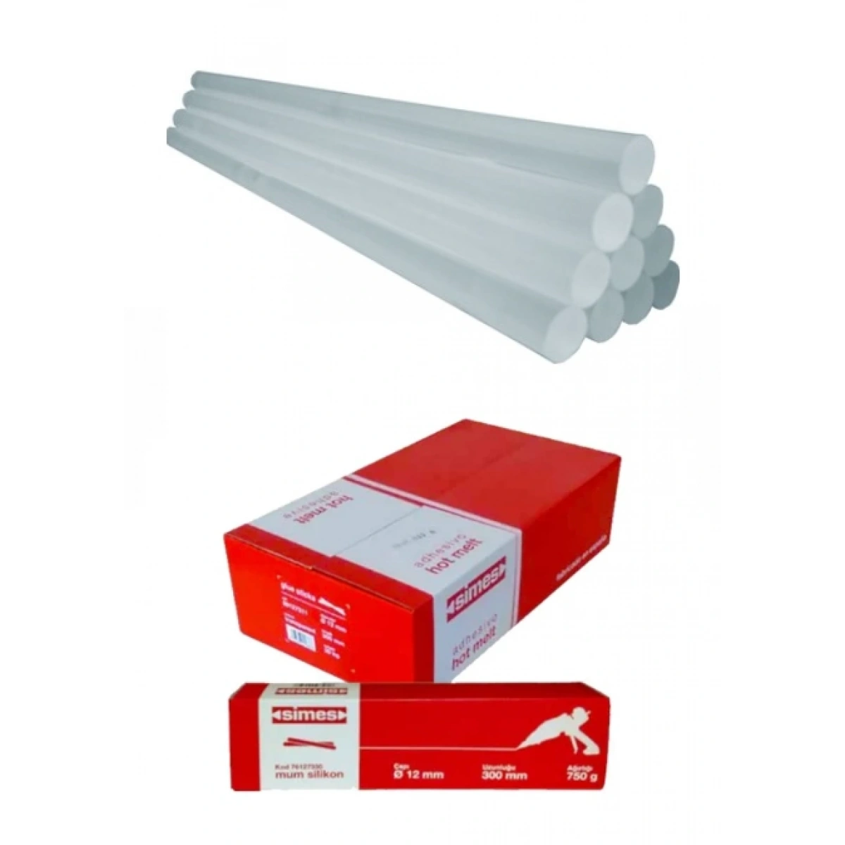 Simes Mum Silikon İnce Şeffaf