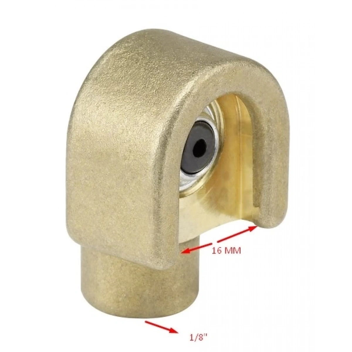 Tekalamit Buton Başlık (Pirinç) 16MM 1/8F