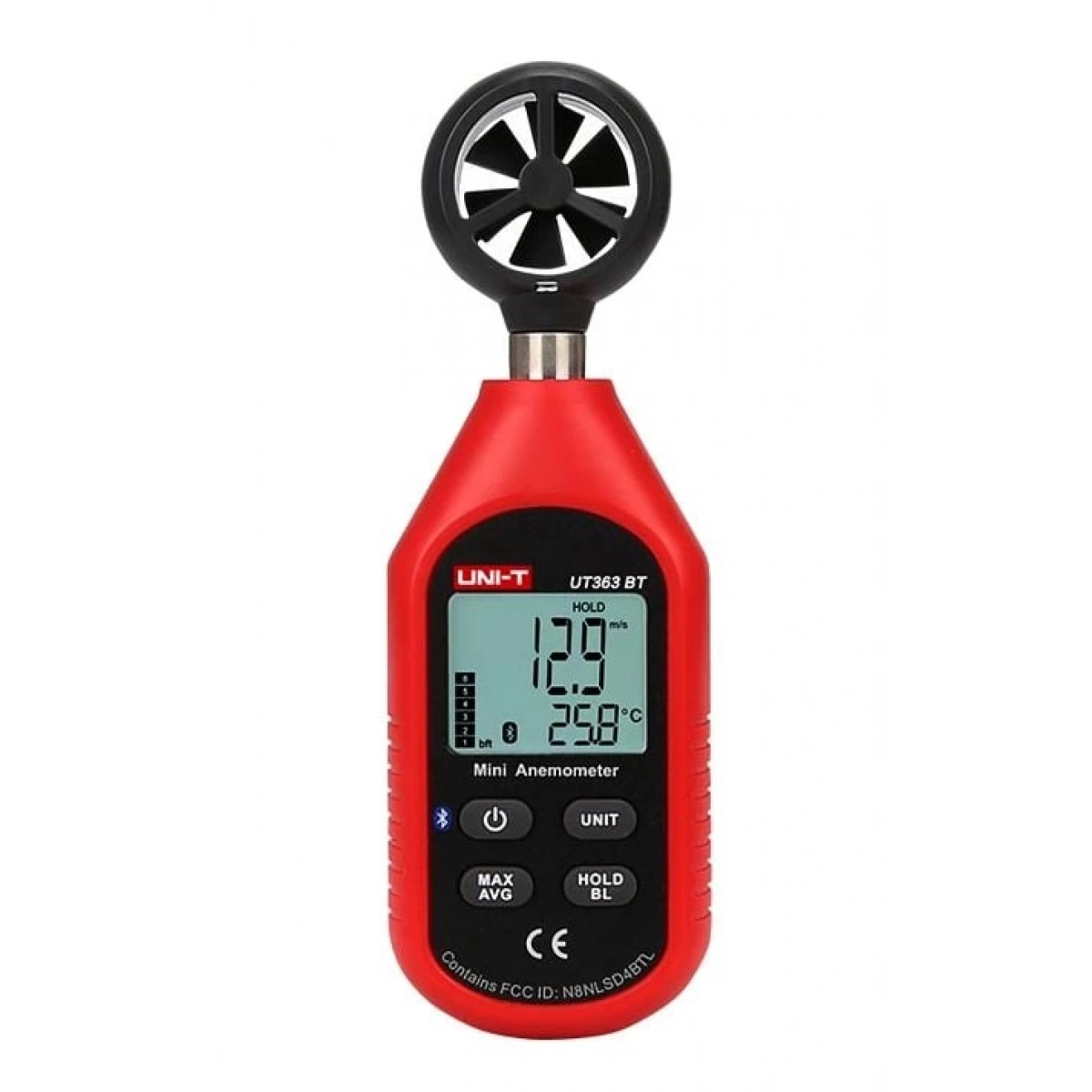 Unıt Ut363bt Bluetooth Bağlantılı Mini Rüzgar Ölçer