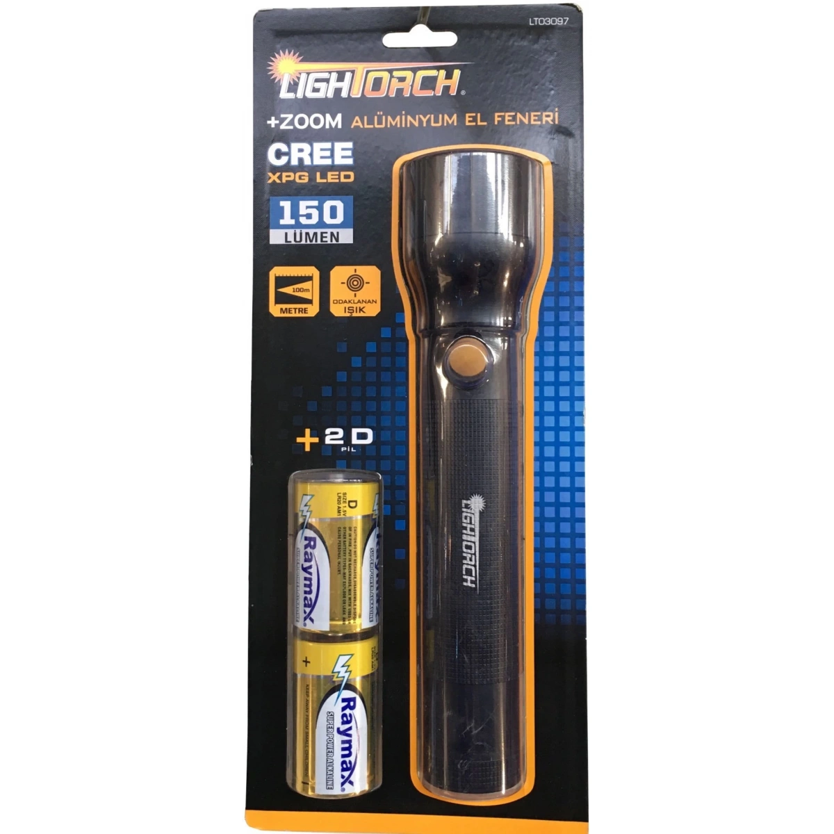 Zoomlu Ledli El Feneri