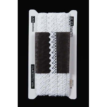 ALKA DANTEL PAMUK KOPANAKİ 10 METRE 683 PAMUK BEYAZ