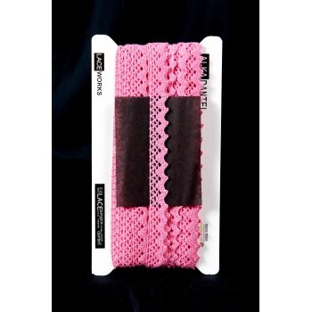 ALKA DANTEL PAMUK KOPANAKİ 10 METRE 683 PAMUK BEBE PEMBE