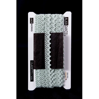 ALKA DANTEL PAMUK KOPANAKİ 10 METRE 683 PAMUK MİNT YEŞİLİ