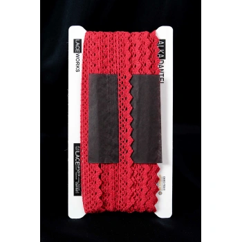 ALKA DANTEL PAMUK KOPANAKİ 10 METRE 683 PAMUK BORDO