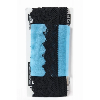 ALKA DANTEL PAMUK KOPANAKİ 10 METRE 8220 PAMUK SİYAH