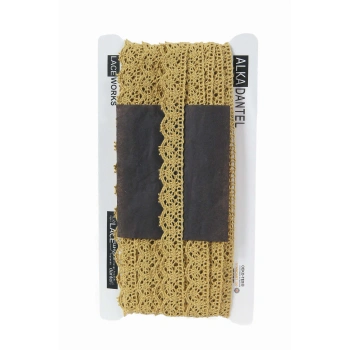 ALKA DANTEL PAMUK KOPANAKİ 10 METRE 515 PAMUK HARDAL