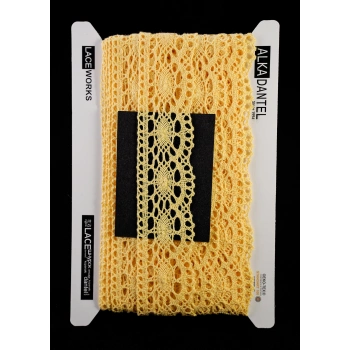 ALKA DANTEL PAMUK KOPANAKİ 10 METRE 3520 PAMUK SARI