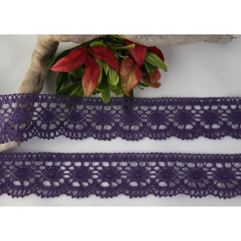 ALKA DANTEL PAMUK KOPANAKİ 10 METRE 3520 PAMUK VİOLET