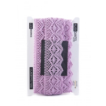 ALKA DANTEL PAMUK KOPANAKİ 10 MT 750 PAMUK LAVANTA