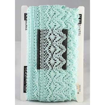 ALKA DANTEL PAMUK KOPANAKİ 10 MT 750 PAMUK SU YEŞİLİ