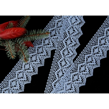 ALKA DANTEL PAMUK KOPANAKİ 10 MT 750 PAMUK BEBE MAVİ