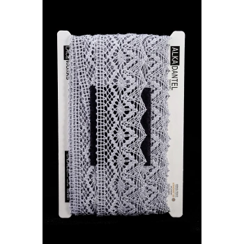 ALKA DANTEL PAMUK KOPANAKİ 10 MT 750 PAMUK GRİ