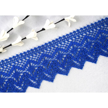 ALKA DANTEL PAMUK KOPANAKİ 10 MT 750 PAMUK ROYAL BLUE