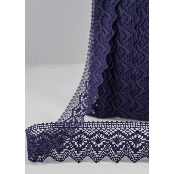 ALKA DANTEL PAMUK KOPANAKİ 10 MT 750 PAMUK LACİVERT