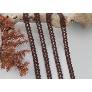 ALKA DANTEL PAMUK KOPANAKİ 10 METRE 636 PAMUK KAHVE