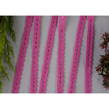 ALKA DANTEL PAMUK KOPANAKİ 10 METRE 636 PAMUK FUŞYA