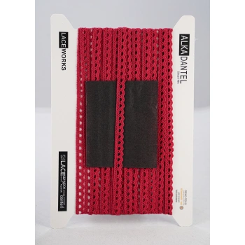 ALKA DANTEL PAMUK KOPANAKİ 10 METRE 636 PAMUK BORDO