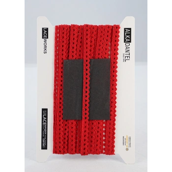 ALKA DANTEL PAMUK KOPANAKİ 10 METRE 636 PAMUK KIRMIZI