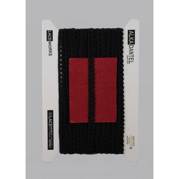 ALKA DANTEL PAMUK KOPANAKİ 10 METRE 636 PAMUK SİYAH