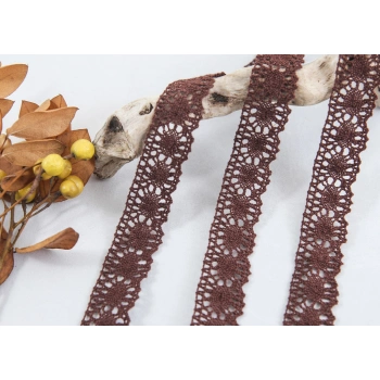 ALKA DANTEL PAMUK KOPANAKİ 10 METRE 583 PAMUK KAHVE