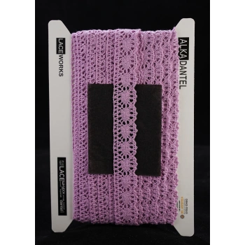 ALKA DANTEL PAMUK KOPANAKİ 10 METRE 583 PAMUK LAVANTA