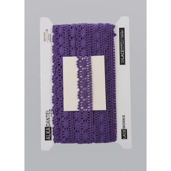 ALKA DANTEL PAMUK KOPANAKİ 10 METRE 583 PAMUK VİOLET