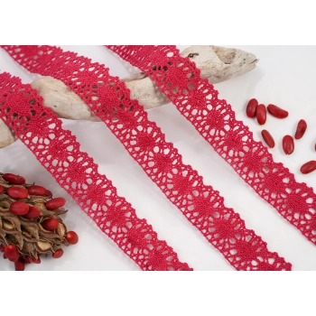 ALKA DANTEL PAMUK KOPANAKİ 10 METRE 583 PAMUK BORDO