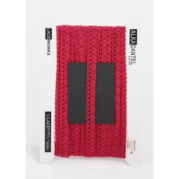 ALKA DANTEL PAMUK KOPANAKİ 10 METRE 405 PAMUK BORDO