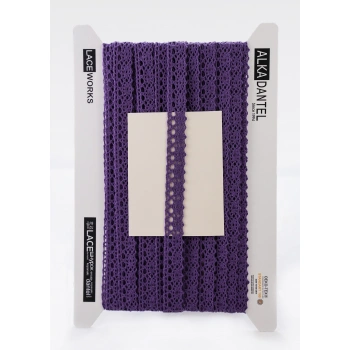 ALKA DANTEL PAMUK KOPANAKİ 10 METRE 405 PAMUK VİOLET