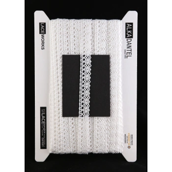 ALKA DANTEL PAMUK KOPANAKİ 10 METRE BEYAZ PAMUK KOPANAKİ