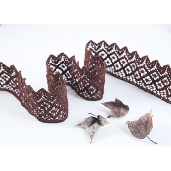 ALKA DANTEL PAMUK KOPANAKİ 10 METRE 404K PAMUK KAHVE