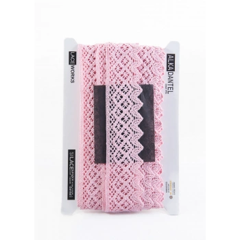 ALKA DANTEL PAMUK KOPANAKİ 10 METRE 404K PAMUK PUDRA