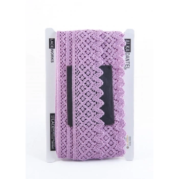 ALKA DANTEL PAMUK KOPANAKİ 10 METRE 404K PAMUK LAVANTA