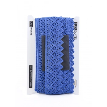 ALKA DANTEL PAMUK KOPANAKİ 10 METRE 404K PAMUK ROYAL BLUE