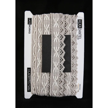 ALKA DANTEL MERSERİZE KOPANAKİ 10 METRE 4051 MERSERİZE KETEN