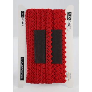 ALKA DANTEL MERSERİZE KOPANAKİ 10 METRE 901 MERSERİZE BORDEUX