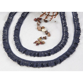 ALKA DANTEL PAMUK KOPANAKİ 10 METRE 400 LASTİKLİ LACİVERT